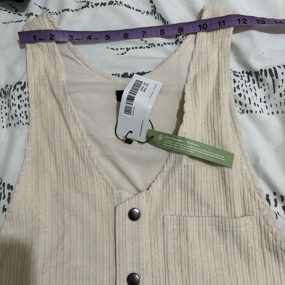 NEW FRANK & OAK CORDUROY PINAFORE DRESS - Picture 6 of 8